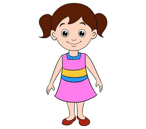 woman cartoon drawing|easy cartoon girl drawing.